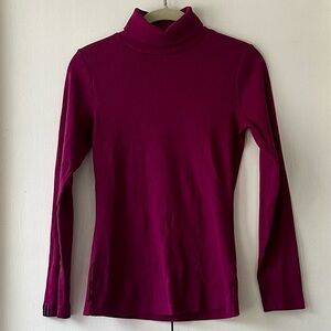 Women's Joules Plum Turtleneck Top